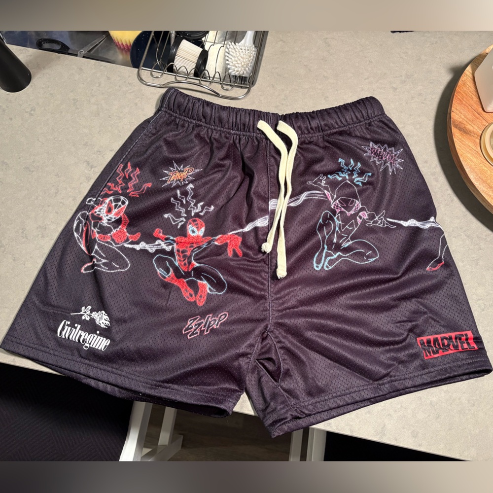Civil Regime Spider-Man shorts